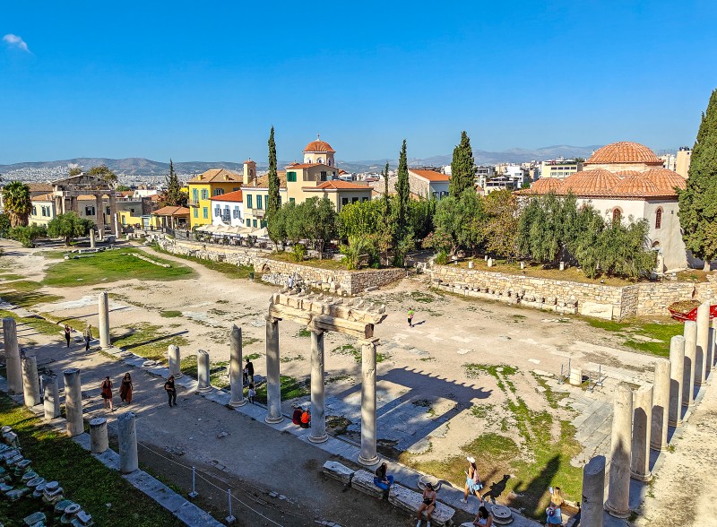 Morning light over the Roman Agora