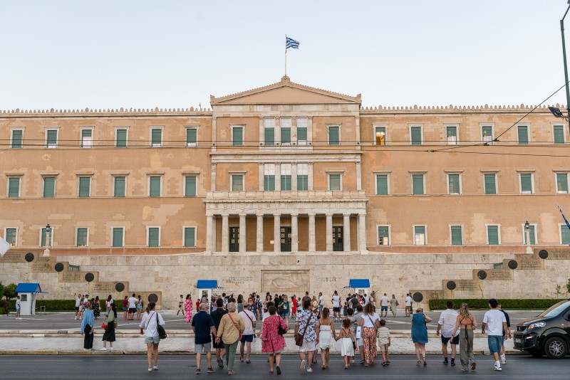 Syntagma Square - the changing of the guards