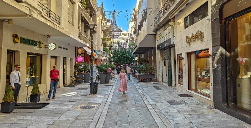 Where to stay in Kolonaki - Luxury shopping street in Kolonaki, Athens — a quiet and elegant neighborhood to stay for travelers who enjoy style, comfort, and walkable access to central sights.