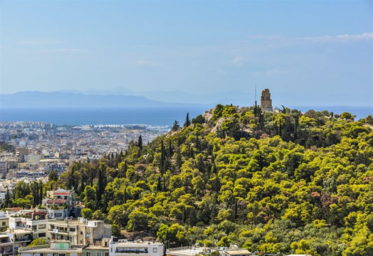 Philopappos Hill in athens greece