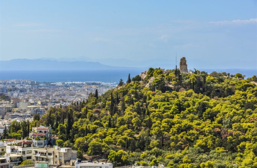 Philopappos Hill in athens greece