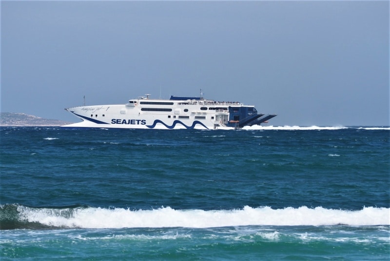 Athens to Mykonos with Seajets Ferries