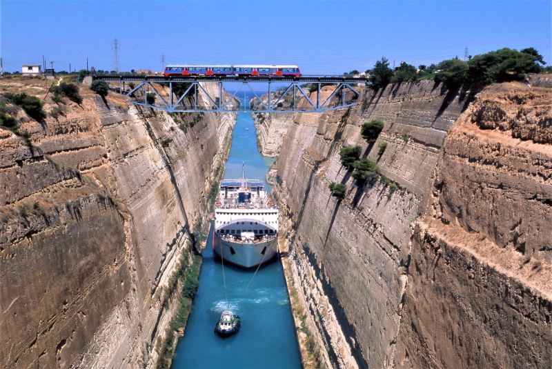 the Corinth Canal