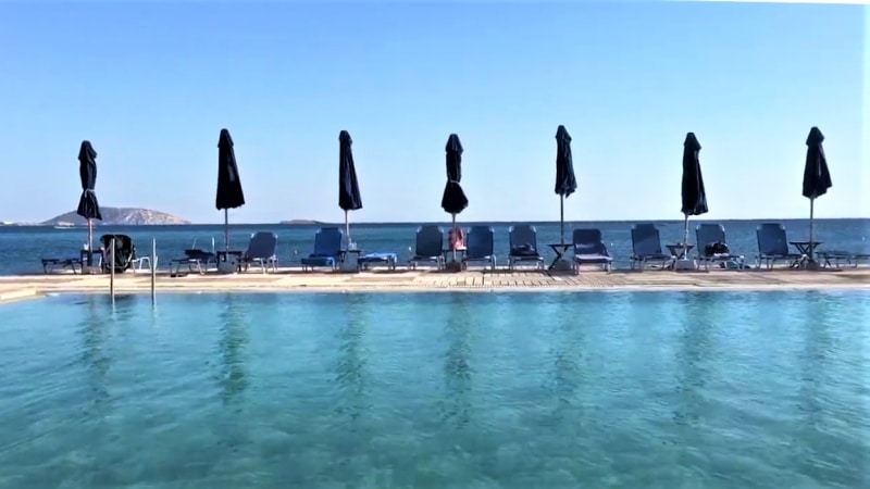 Grand Resort beach in Lagonisi Athens