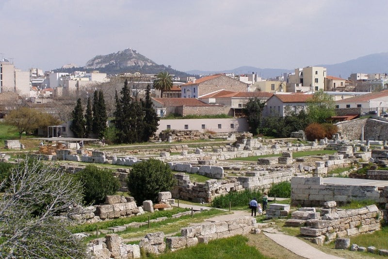 Kerameikos site in Athens
