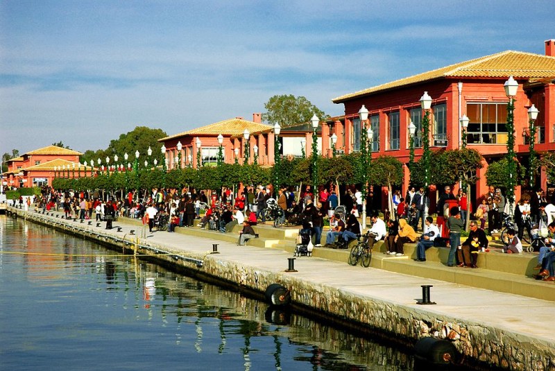 Promenade in Flisvos Marina, Athens - Greece