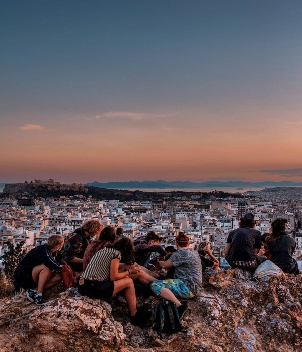 View of Athens and Acropolis from Strefi Hill