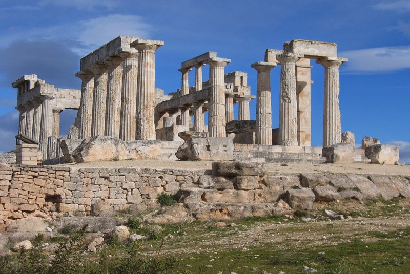 Temple of Aphaia in Aegina island
