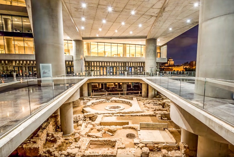 when you visit Athens in october visit the Acropolis museum