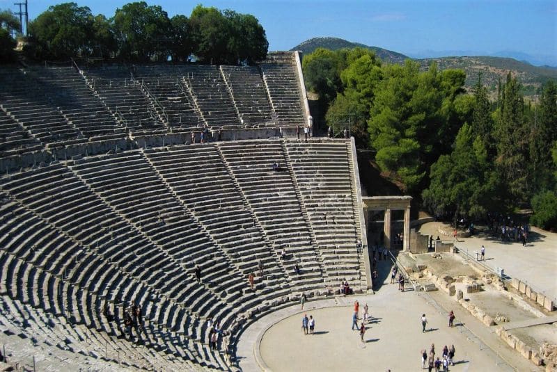 the Theater of Epidaurus