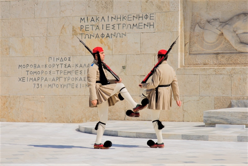 Changing of the Guard ceremony Athens