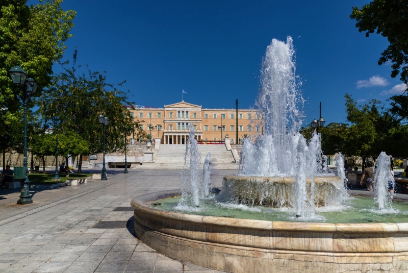 Fountain at Syntagma square
