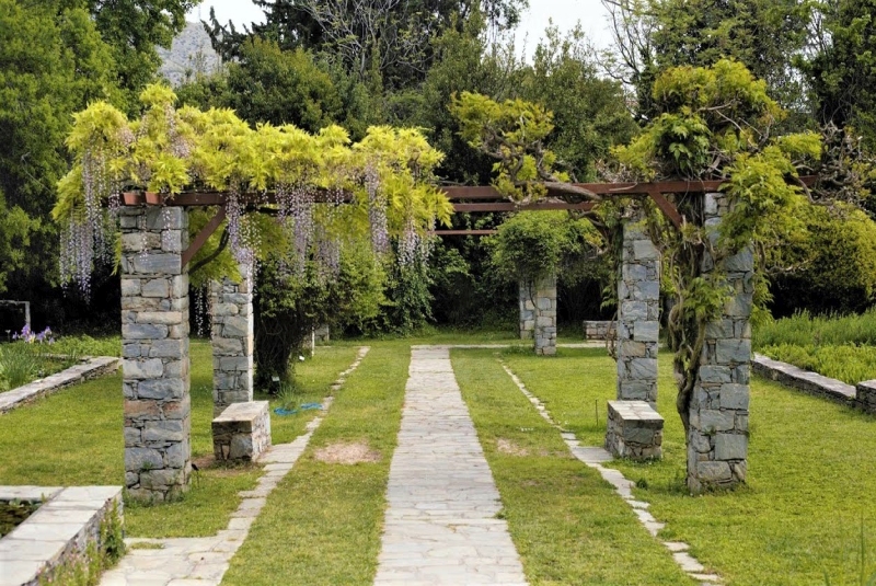 Diomides Botanical Gardens at Chaidari in Athens