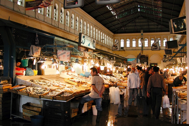 athens fish market