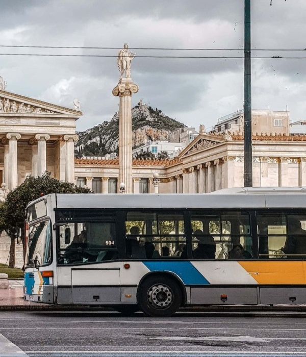 bus in athens