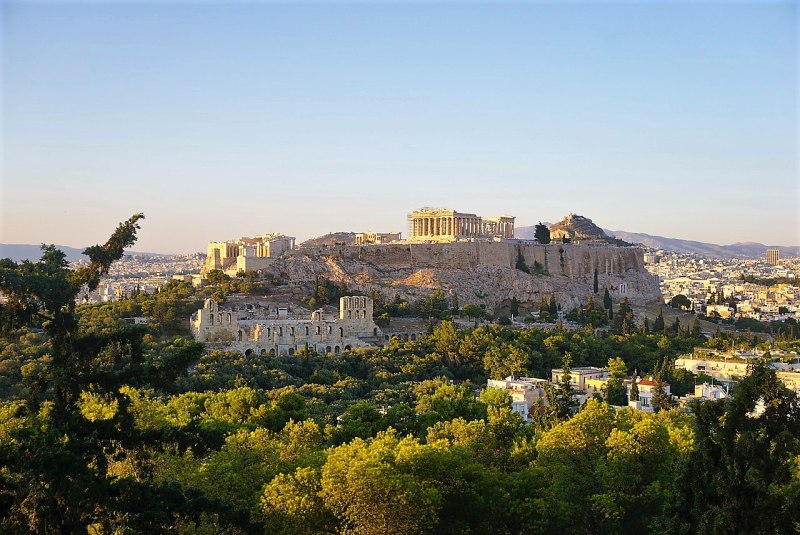 Archaeology Sites on the Southwestern Slope of the Acropolis