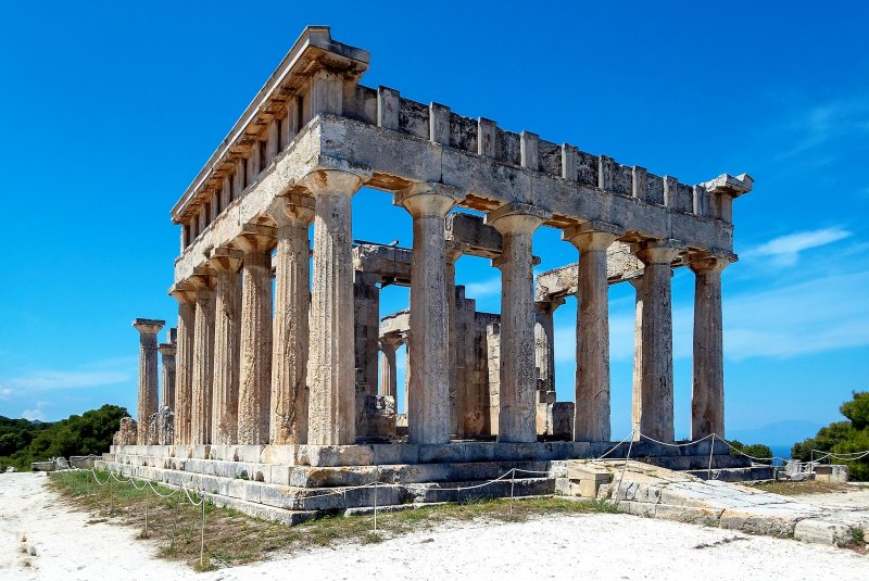 Temple of Aphaea Aegina Greece