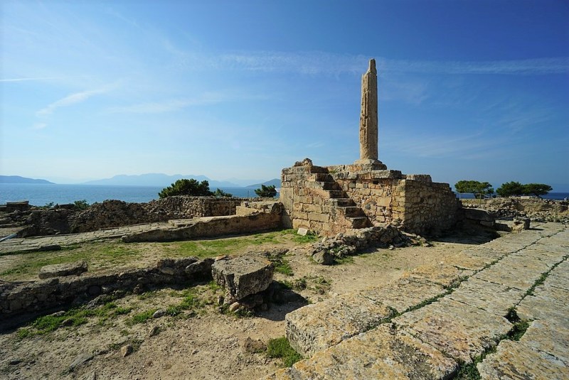 the temple of Apollo aegina island