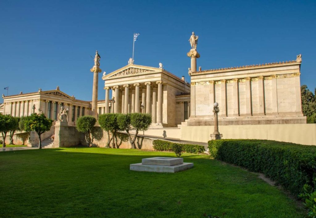 neoclassical buildings in athens greece