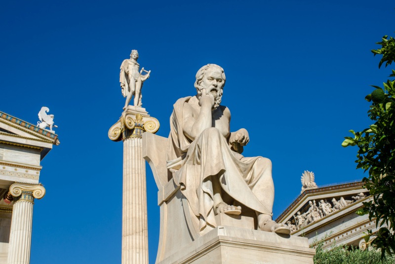 philosopher statue athenian trilogy