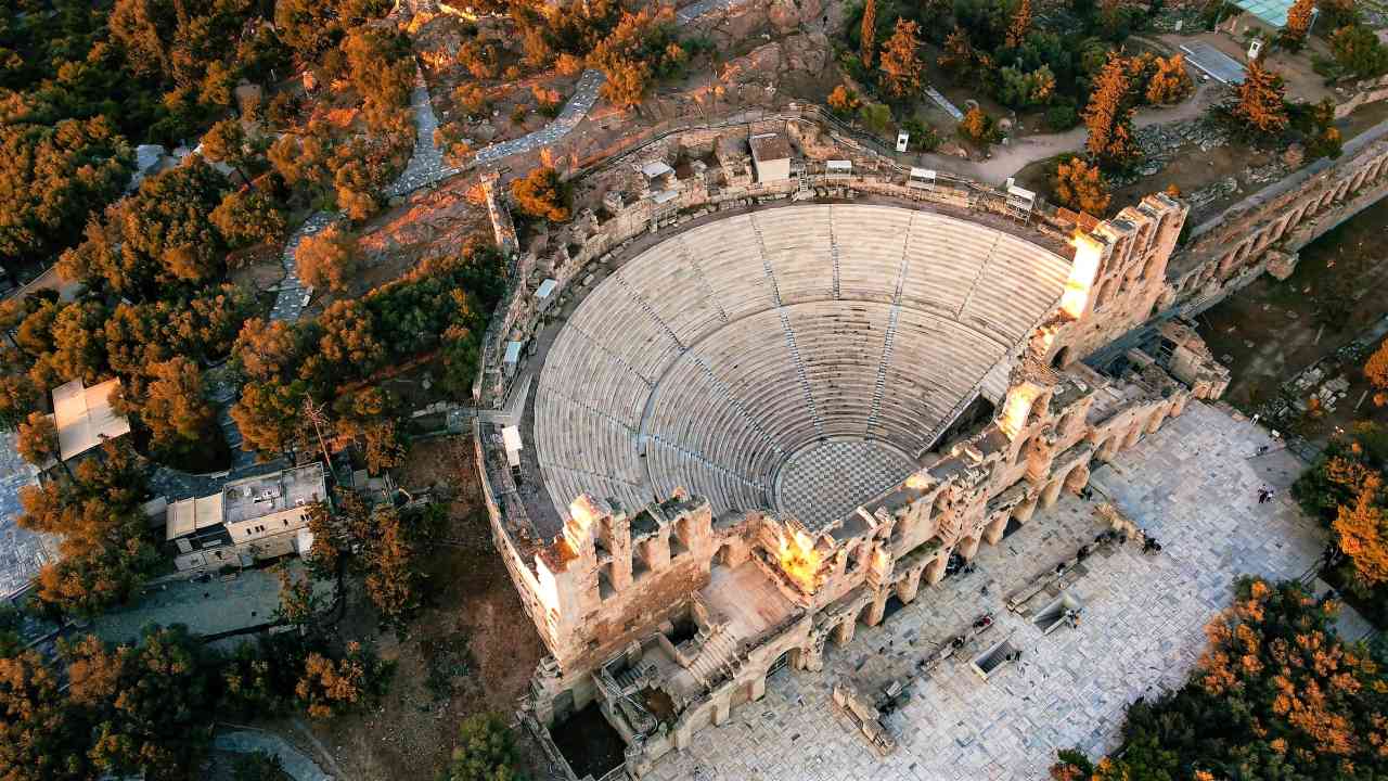 the Odeon of Herodes Atticus in athens