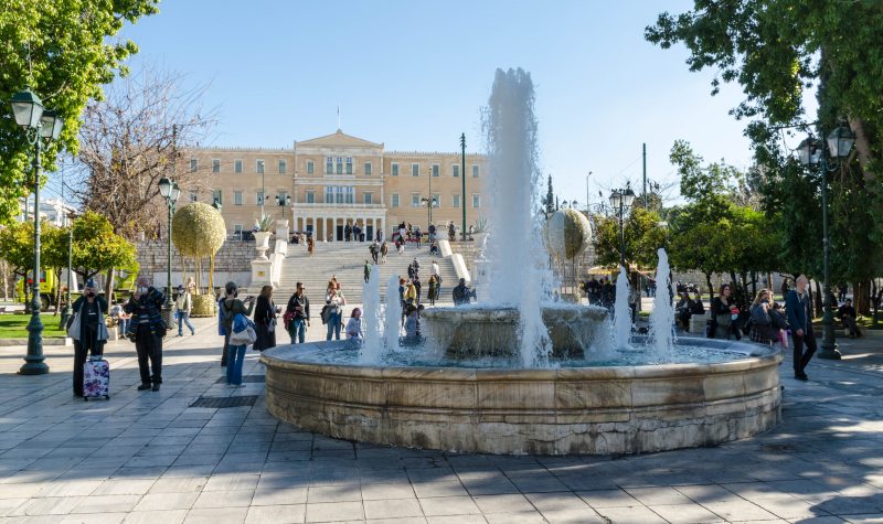 weekend in athens syntagma square
