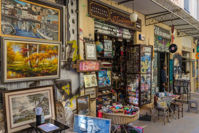 where to buy souvenirs in athens greece