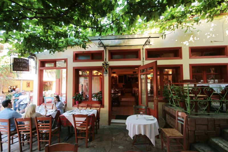 Geros Tou Moria restaurant in plaka athens greece