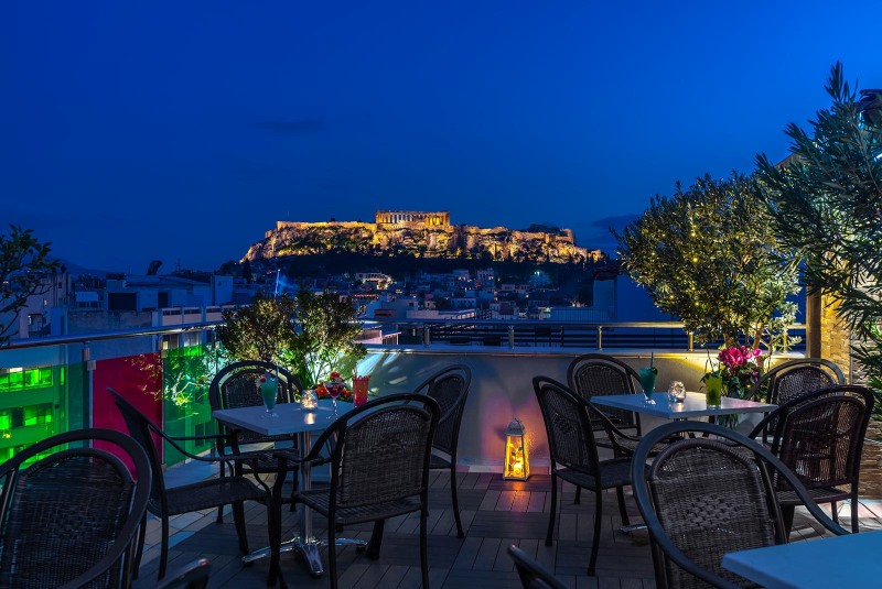 3 star hotel with acropolis view