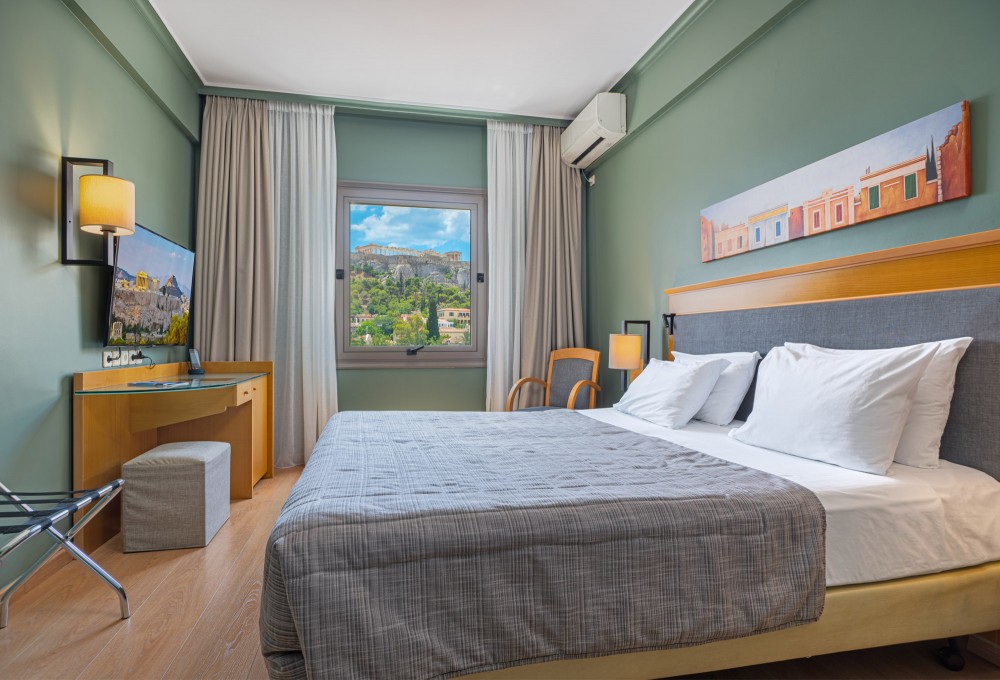 double room with acropolis view