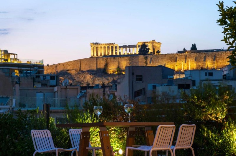 hotel in athens with acropolis view