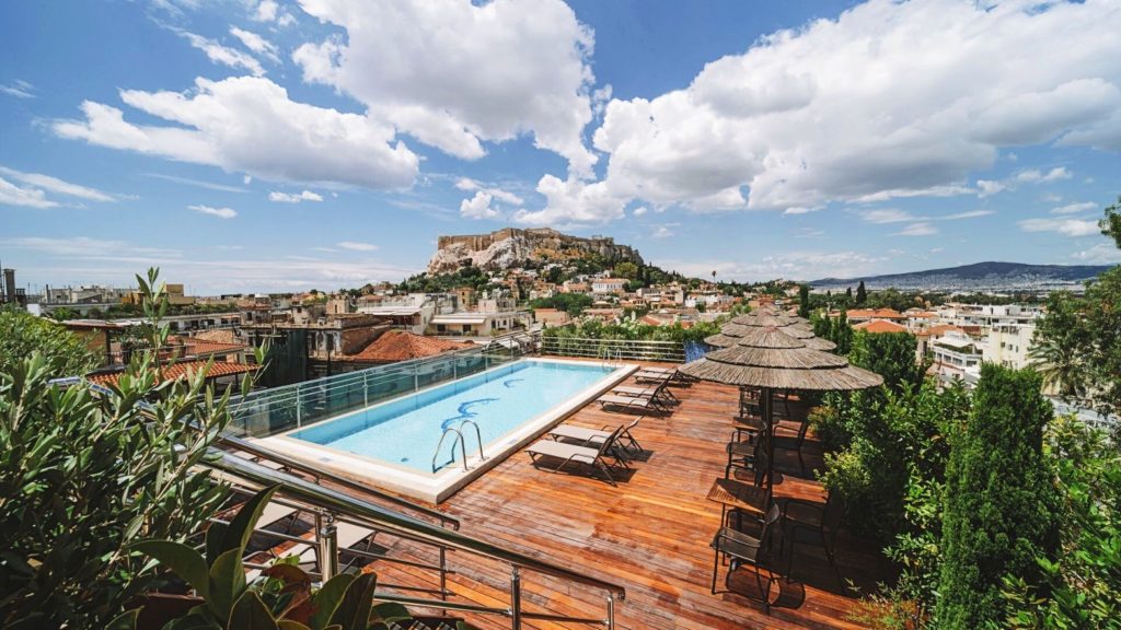 hotels with swimming pools in Athens