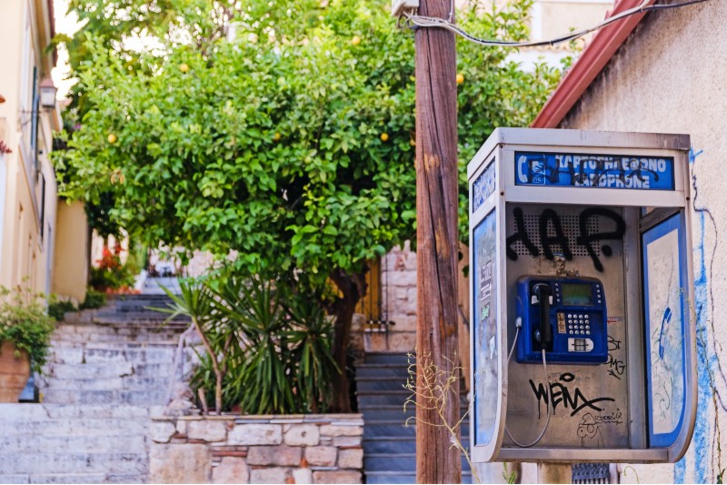 payphones in athens
